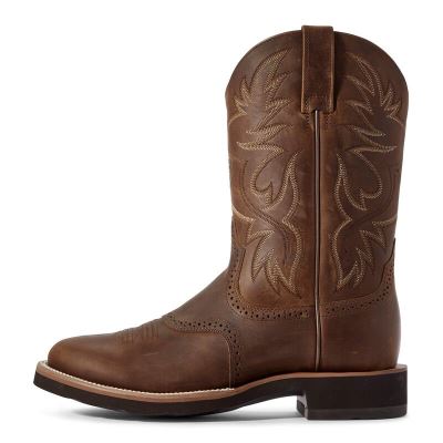 Ariat Heritage Crepe - Western Laarzen Bruin Heren - 19342-791